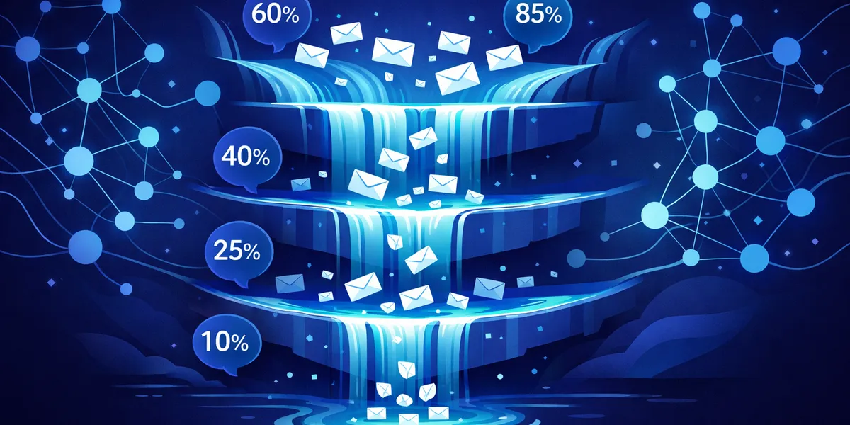 Email Waterfall Enrichment Guide: How to Push Your Find Rate From 50% to 85%+